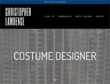 Tablet Screenshot of designerchristopherlawrence.com